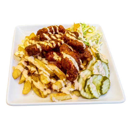 Our Menu nashville loaded fries